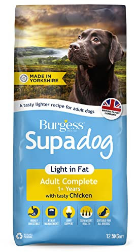 Burgess Supadog Light in Fat dry dog food 12.5 kg