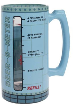 Top Shelf Beer Tankard - 750ml Glass Beer Glass