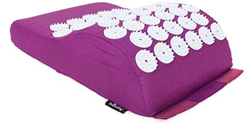 VITAL Akupressur-Kissen, regenerierendes Massagekissen, Entspannungskissen (aubergine)