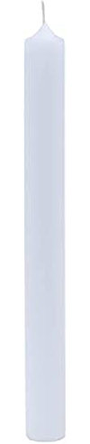 Rayher 31436000 Stabkerze, weiß, 40 cm, 4 cm ø, im Klarsichtkarton, Kommunionkerze, RAL-Gütezeichen, 100% Paraffin, Kerzenrohling Kommunion, Taufe, Geburtstag, Hochzeit, Kerze zum Verzieren