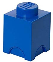 LEGO 1 cono azul caja de almacenamiento