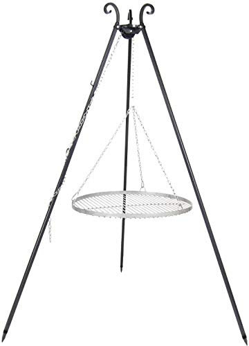 FARMCOOK Schwenkgrill VIKING Dreibein mit Grillrost aus Rohstahl in 4 Größen (Ø 70 cm)