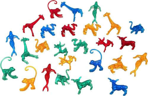Plastic Mixed Animal Cocktail Drink Markers/Charms