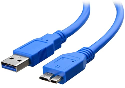 Techly 304857 Cavo USB 3.2 Superspeed A/Micro B 0,5 m Blu