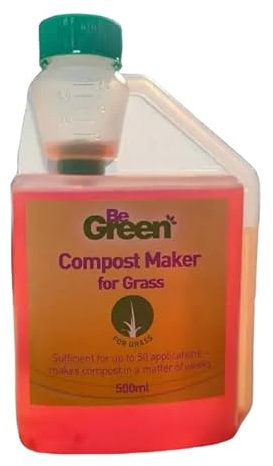 Be Green Compost Maker For Grass - Formula liquida naturale atossica per compostaggio rapido dell'erba, 500 ml