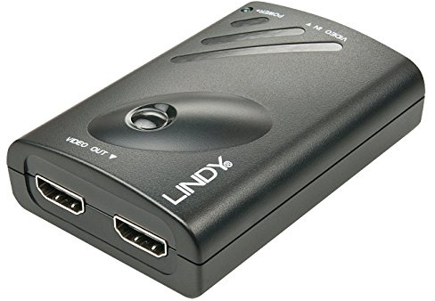 LINDY 38409 2 Port DisplayPort to HDMI Splitter with Expander-view