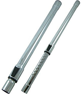 eVendix Teleskop-Rohr, Saugrohr, Anschluss Ø 35 mm | passt für viel gängigen Staubsauger u.a. AEG Bosch Dirt Devil EIO ELECTROLUX Miele Philips ROWENTA Siemens (Hinweis: Keine Klickfunktion)