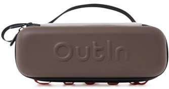 OutIn EVA Protective Case, Portable Hard Shell Travel Bag, Maple Brown | Waterproof & Dirt-Resistant, Multi-Function Hand Carry or Hanging, Outdoor Organizer Case, Compatible with Nano, Mino & Fino