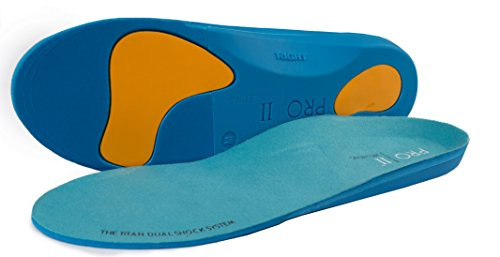 PRO 11 WELLBEING Dual Shock Orthotic Sports Insole Balance Correction and Rigid Support Base for Over Pronation and Plantar Fasciitis