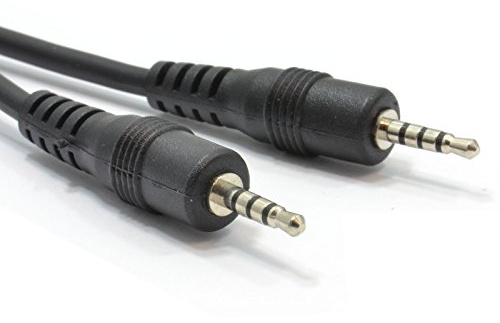 kenable 2,5 mm 4 Polig Klinkenstecker Stecker Zum 2,5 mm 4 Polig Klinkenstecker Stecker AV Kabel 1 m [1 Meter/1m]