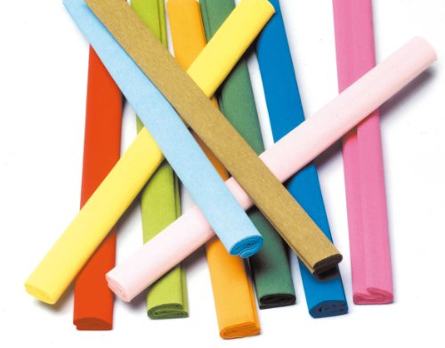 Krepppapier 40 g - Expo 100 Rollen 250 x 50 cm - Farbe Ass.