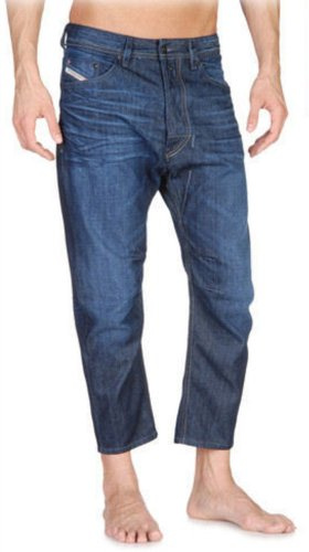 DIESEL Jeans Pantalón Capri hombre NARROT - Deslavado RMQ8 - azul, W32 / L32