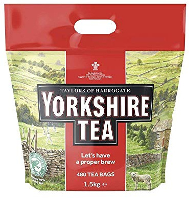 Yorkshire Sachets de thé (2 Packs de x 480)