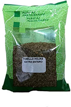 PLAMECA - Bolsa de Tomillo Hierba Extra, Hierba Natural, para Infusión, Numerosos Beneficios, para la Tos, Antiinflamatorio, Antioxidante, Refuerza Defensas, Relajante - 100 gr
