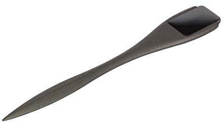 Brieföffner aus Metall mit kostenloser Diamantgravur schwarz Geschenk Gravur Name etc.