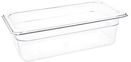 VOGUE U233 contenitore Gastronorm in policarbonato, 1/3 dimensioni