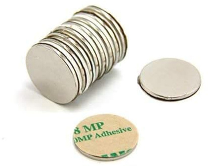 Magnet Expert® - Magnete al neodimio N42, diametro 20 mm x 1,5 mm, 2 kg di trazione (Nord) (confezione da 10)