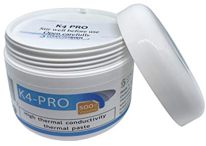 K4-PRO 500g hohe Wärmeleitfähigkeit Wärmeleitpaste K 4,6 W/m.K für Computer-Kühler. Ideal für Laptops und Apple MacBook und iMac, CSGR