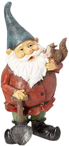 Garden Gnome Statue - Digger Gnome - Outdoor Garden Gnomes - Statue Divertente Prato Gnome