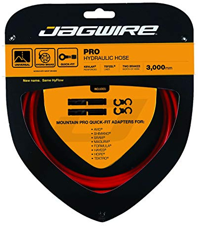 Jagwire Mountain Pro Hydraulic Hose Kit (Hyflow), Red