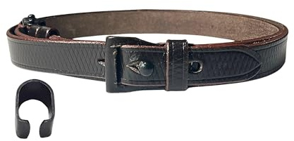warreplica Deutsch Mauser K98 WWII Gewehr Leder Sling w/Anblick Kapuze GEKENNZEICHNET GWX 1943