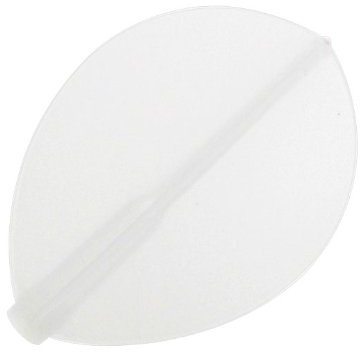 Fit Flight Cosmo Darts 6 Pack Pear Dart Flight (Natural White)