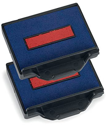Trodat 2494 6-50/2DB Ersatzkissen Swop Pad für 5430 und 5435 Inh.2, blau/rot,