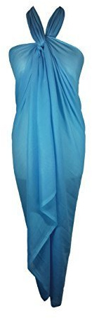 Värld av sjalar, vanlig sarong, coverup, halsduk, stor storlek, 110 cm x 200 cm