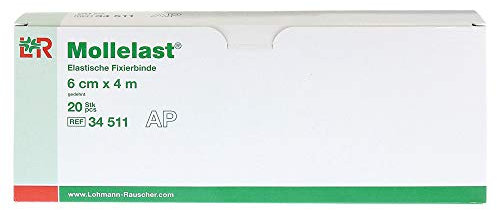 MOLLELAST Binden 6 cmx4 m weiß 20 St