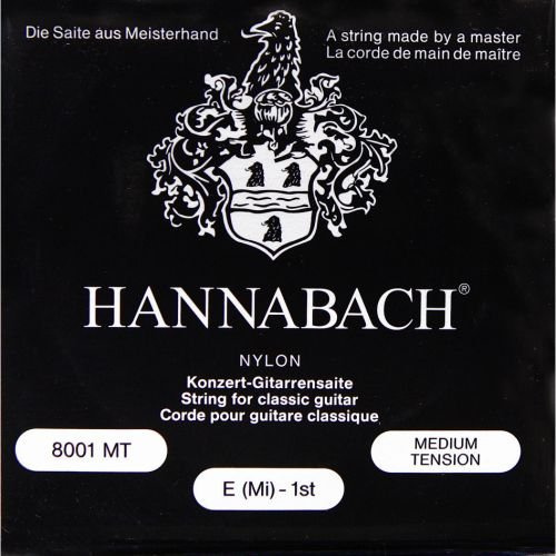 Hannabach 800MT - Corde per chitarra da concerto, colore: Nero