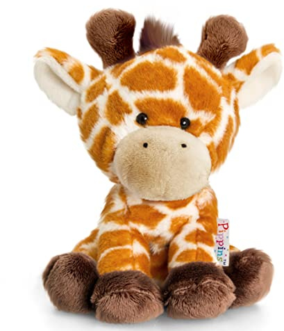 Lashuma Plüschtier Giraffe George, Braunes Kuscheltier Pippins 14 cm