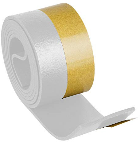 Burlete Umbral Autoadhesivo PVC Flexible Blanco