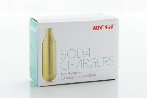 200 x 8g CO2 Sodakapseln Kohlensäurepatronen für Sodabereiter, Soda Siphons & Wassersprudler