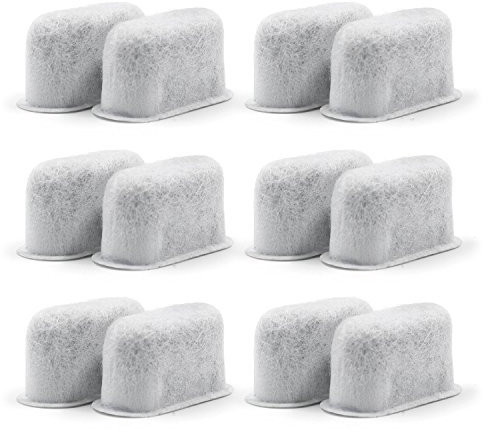 12-Pack of Cuisinart Compatible Replacement Charcoal Water Filters for Coffee Makers - Fits All Cuisinart Coffee Makers