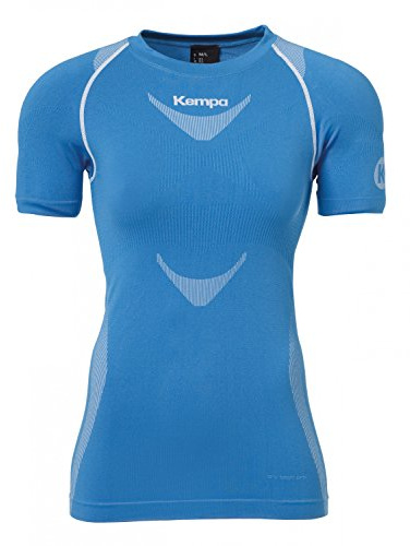 Kempa Teamsport attityd långärmad t-shirt, vuxna Blå/vit XL/XXL