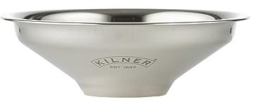 Kilner Fill Funnel S/S E/Embudo de llenado 0025.410, Acero Inoxidable, Plateado, 14 x 14 x 5 cm