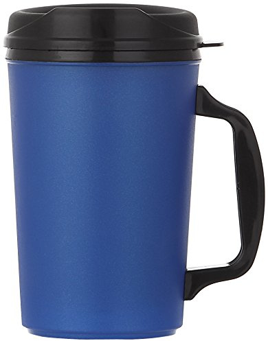ThermoServ Foam Insulated Mug, 20-Ounce, Pearl Dark Blue