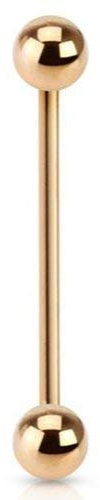 Tapsi´s Coolbodyart® Piercing Stab Basic Edelstahl Chirurgenstahl 316L Rose Gold Helix Augenbraue Zunge