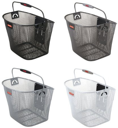 klick-fix 16 L, Vorderradkorb, Schwarz