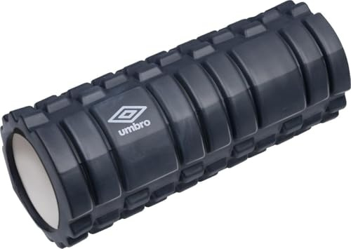 Umbro Rouleau de massage pour fascia - Sport et fitness - Soulage les muscles - Noir - 14 x 33 cm