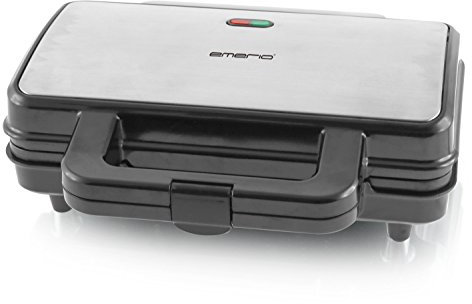 Emerio ST-109562 Sandwichtoaster, Edelstahl, Silver, XX-Large