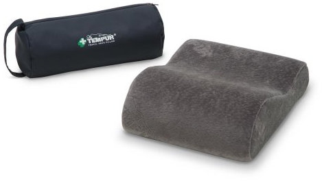 Tempur Reisekissen, Reise Nackenkissen inklusive Tragetasche - 25 x 31 x 10/7 cm - Braun