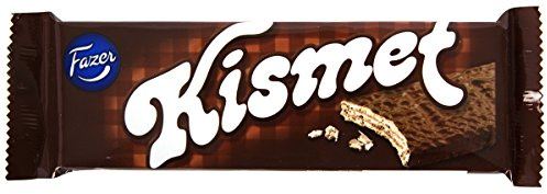 Kismet Milchschokolade Barren Crisp Waffel und Nougat Milch aus Finnland by Karl Fazer [Packung mit 16]