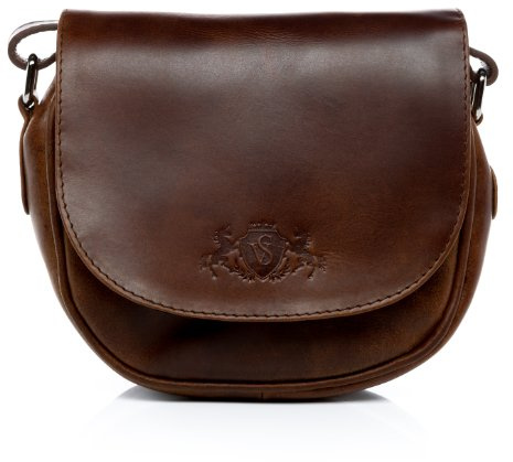 SID & VAIN kleine Umhängetasche echt Leder - Crossbody bag BRIGHTON - Schultertasche Damentasche mit Schultergurt - Ledertasche Damen handgefertigt