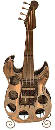 Mel-O-Design Exklusives Weinregal in Form Einer Gitarre Höhe 104 cm