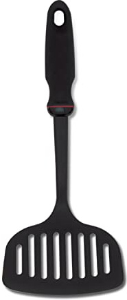 Norpro 1705 , Black Grip-Ez Slotted Spatula Dishwasher Safe, 1.8 x 11.8 x 4.8 inches