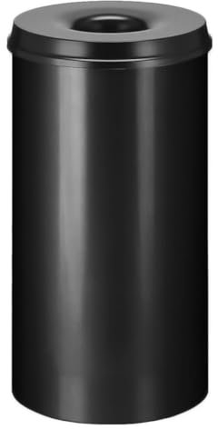 V-Part Selbstlöschender Papierkorb 50 Liter, schwarz