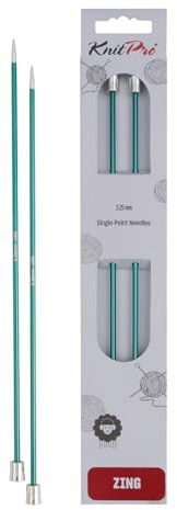 KnitPro Agujas Zing de una Sola Punta de 40 cm | 3,25 mm