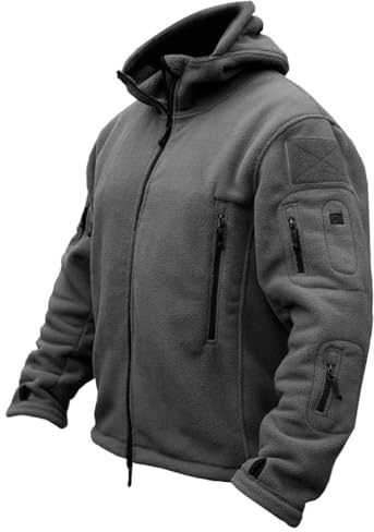 ReFire Gear Men's Warm Military Tactical Sport Fleece Hoodie Jacket