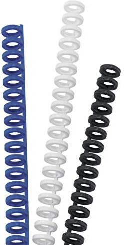 GBC 387357E ClickBind Binderücken, 16 mm, 145 Blatt Kapazität, A4, Ring 50, Schwarz